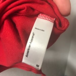 American Apparel Other - Red bodysuit American Apparel Other - Red bodysuit
